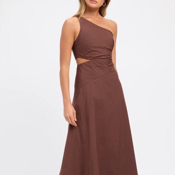 Kookai Dresses & Skirts - Kookai - Poplin One Shoulder Dress